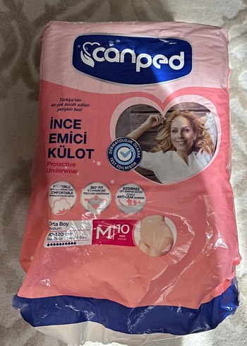 Scanped İnce Emici Koruyucu Külot - Orta Boy