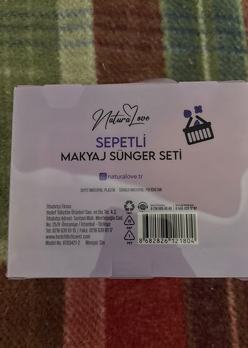 Pastel Mor Makyaj Sünger Seti Sepetli - Görsel 2