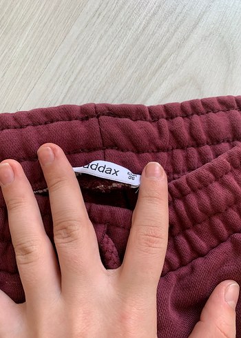 s Beden Bordo Rahat Kesim Kadın Eşofman Altı