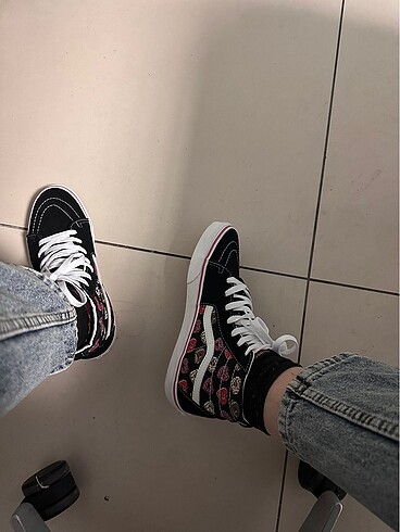 Orjinal vans ayakkabı 1 kez giyildi