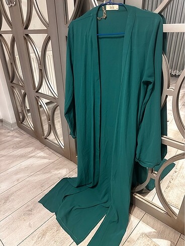 Yeşil kimono ferace