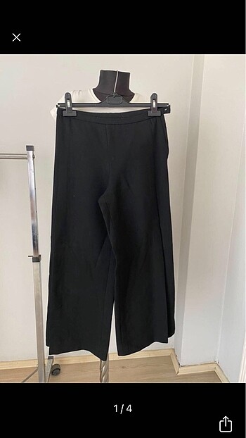 Bol paça pantolon siyah