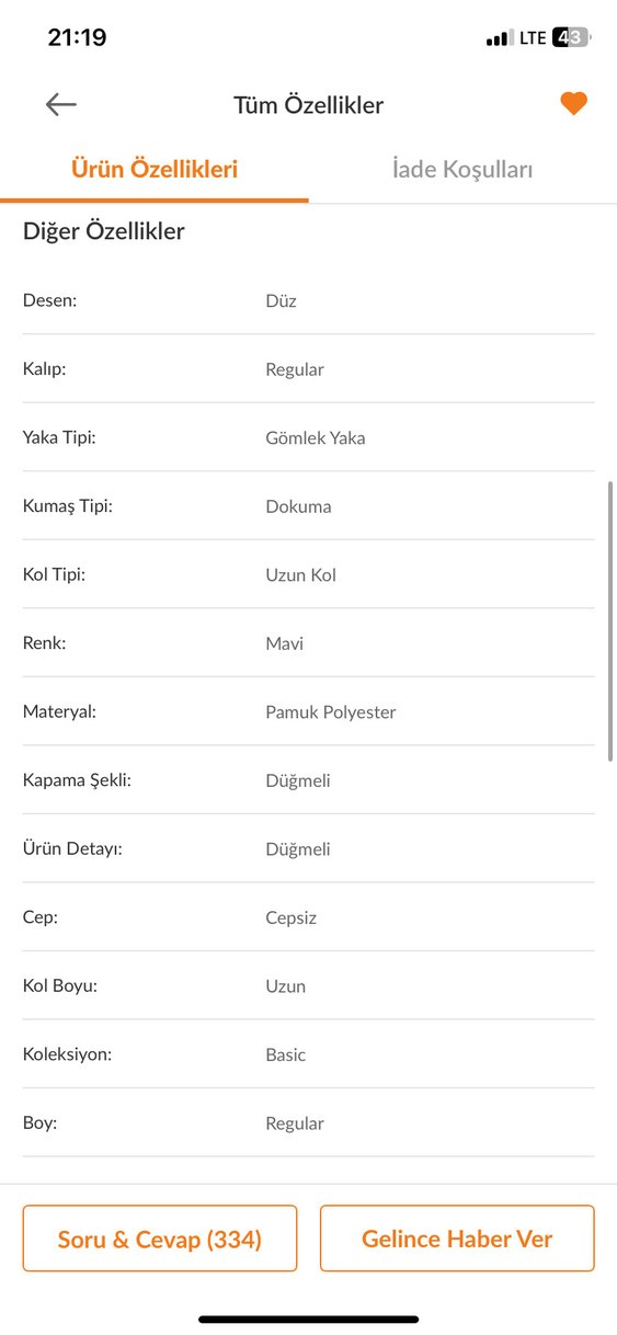 Happiness İstanbul Mavi gömlek - Görsel 4