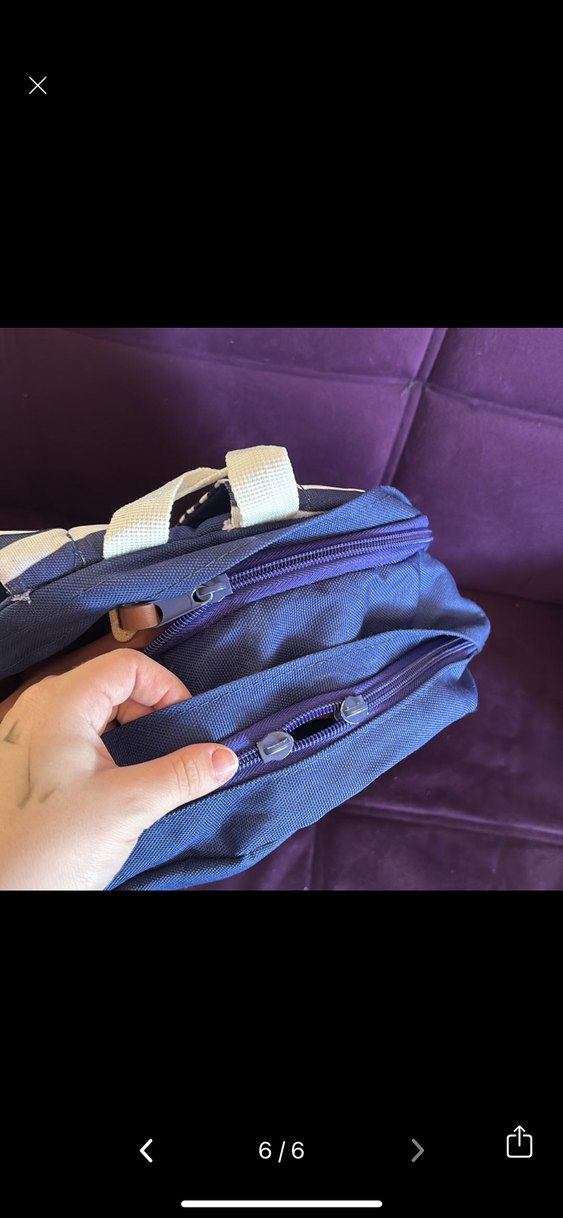 Kadın mavi Sırt Çantası - Görsel 3