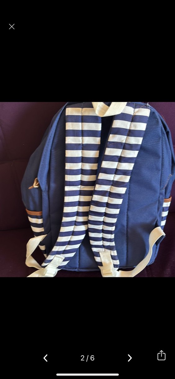 Kadın mavi Sırt Çantası - Görsel 2