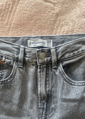 32 Beden D96 crop straight fit jean