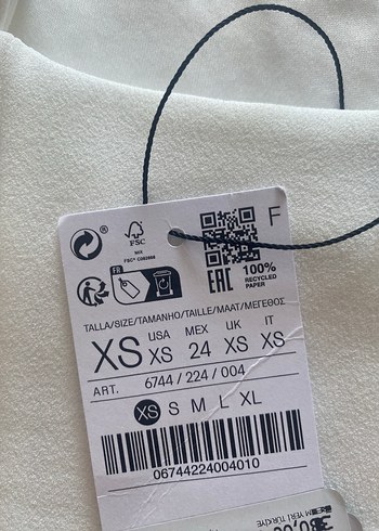 Stradivarius Düz yaka asklı bluz