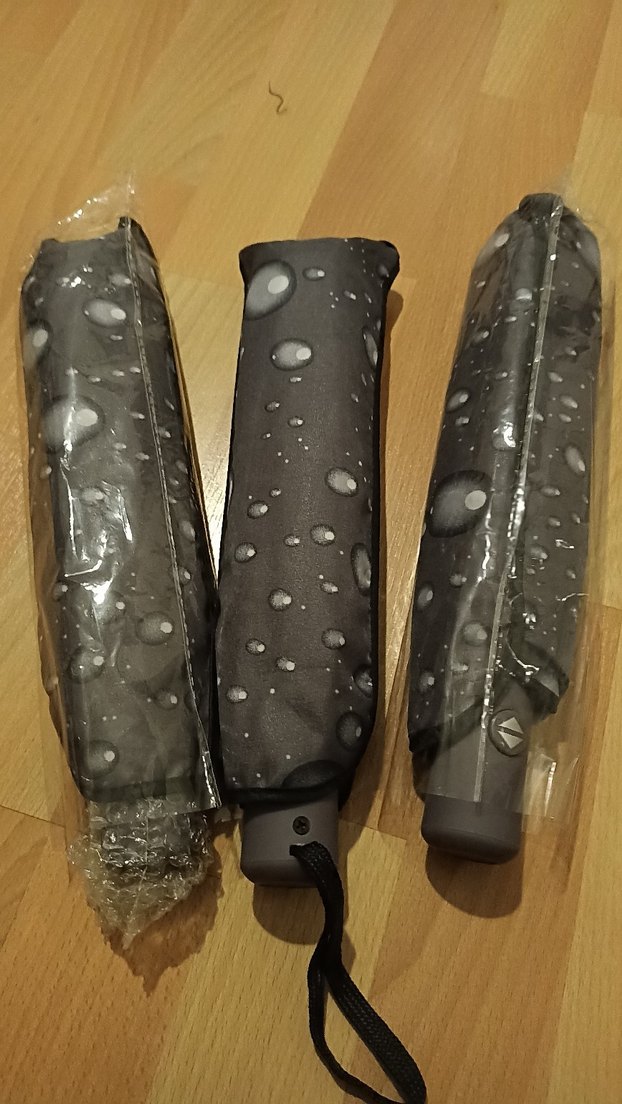 Şeffaf Gri Kadın Şemsiye - Görsel 3