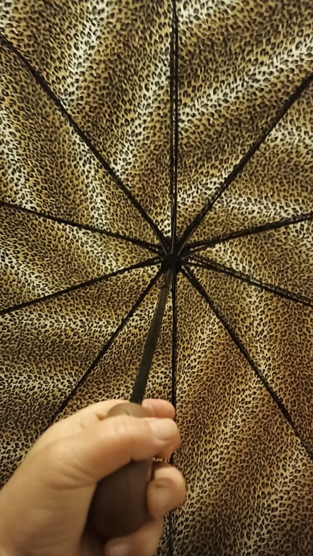 Kadın Kırmızı Pileli Ekose Şemsiye - Görsel 4