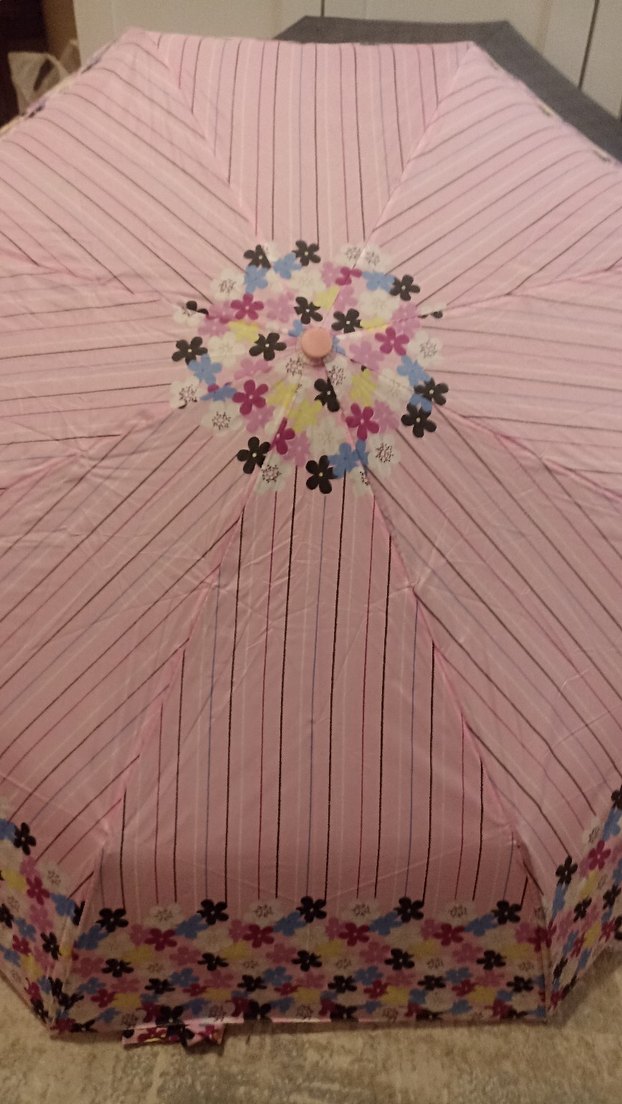 Pembe Pilili Kadın Şemsiye - Görsel 2