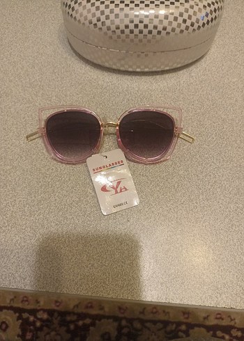  Beden Şeffaf Pembe Vintage Kadın Güneş Gözlüğü