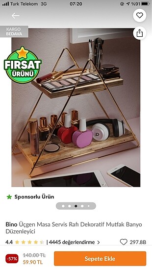 Trendyol dolap rafı düzenleyici