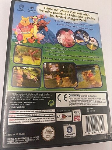 GAMECUBE , DISNEY WINNIE PUUH - Görsel 2