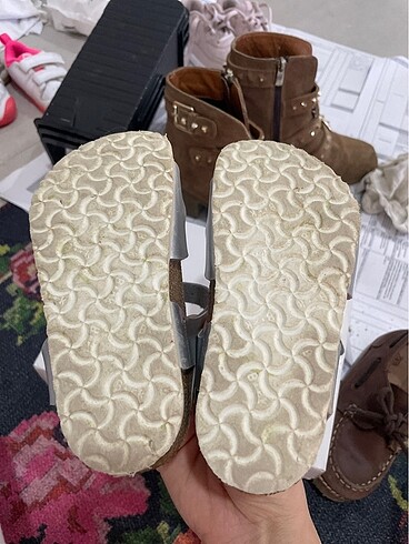 26 Beden gri Renk Birken sandalet