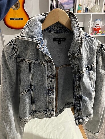 xs Beden Crop Kot Ceket
