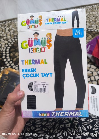 Erkek Çocuk Siyah Termal Tayt, kız çocuk siyah termal tayt