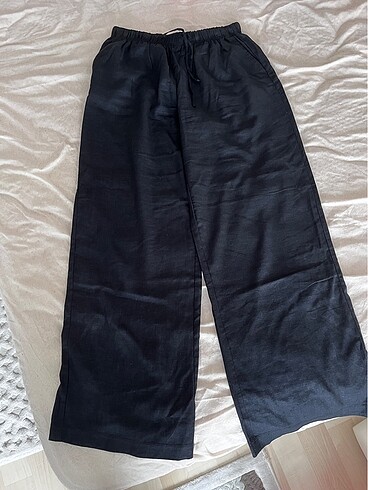 Bershka bershka keten karışımlı pantolon