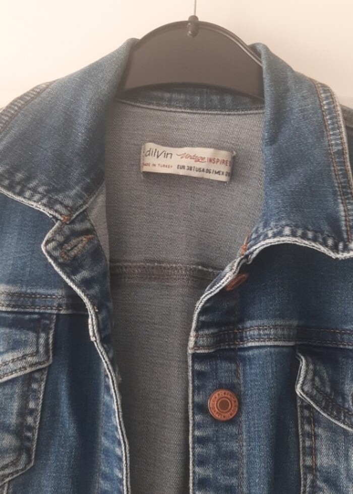 Kadın kot ceket - Görsel 2