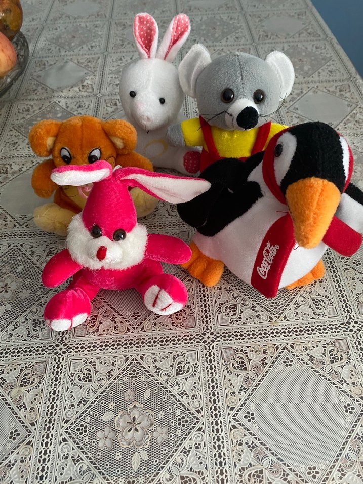 Renkli Peluş Oyuncak Seti - Görsel 3