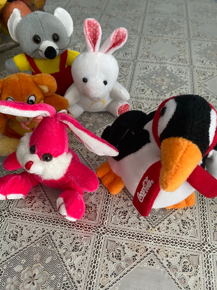 Renkli Peluş Oyuncak Seti - Görsel 2