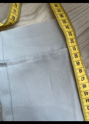 Biz Mavisi Midi Keten Kadın Ceket - Görsel 5