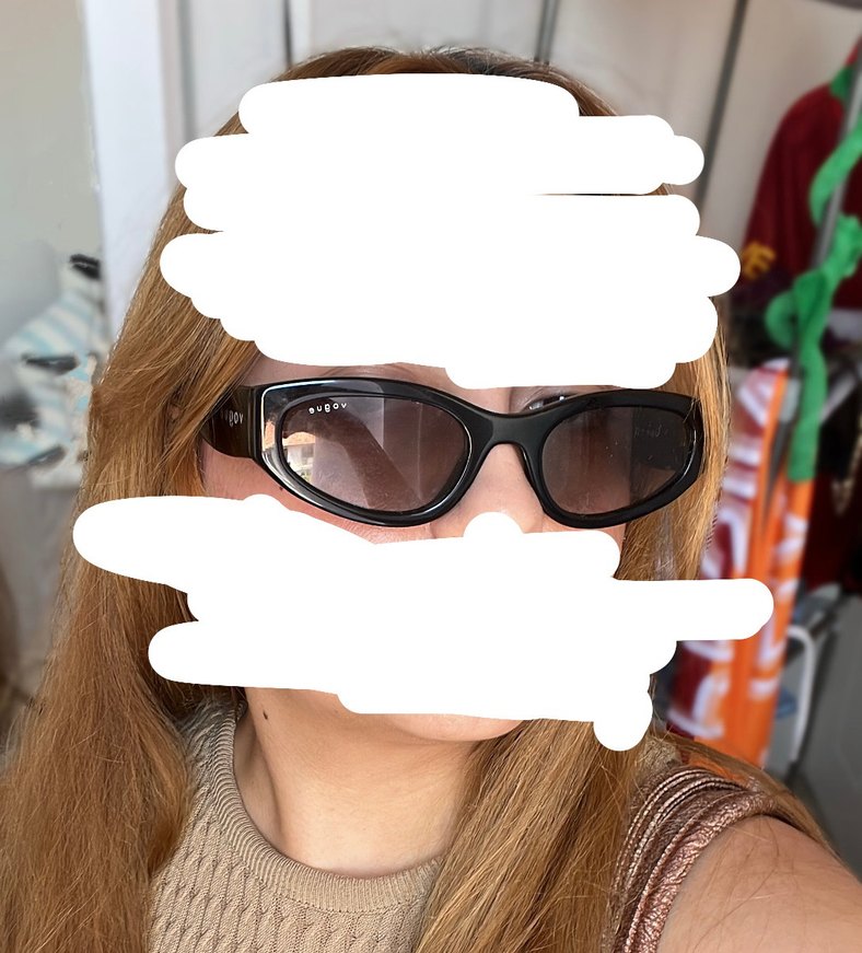 Şeffaf Gri Camlı Vogue Kadın Güneş Gözlüğü - Görsel 2