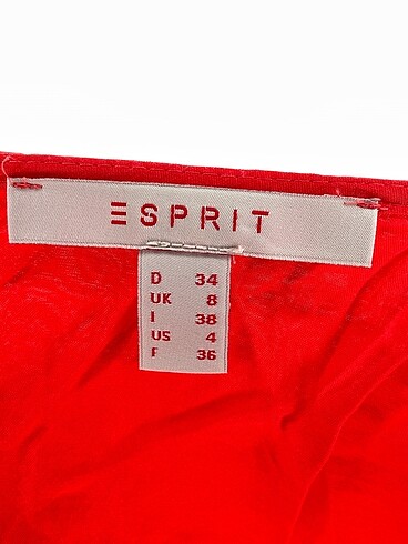 34 Beden kırmızı Renk Esprit Bluz %70 İndirimli.