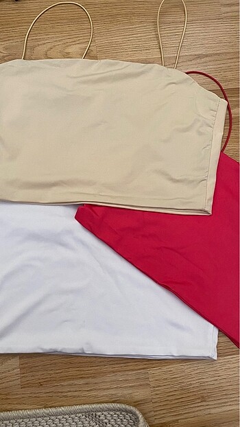 BSL FASHION İp askılı Crop