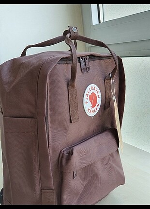 Kahve kanken klasik sırt çantası