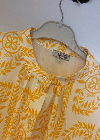 Fushya marka sarı tunik - Görsel 4