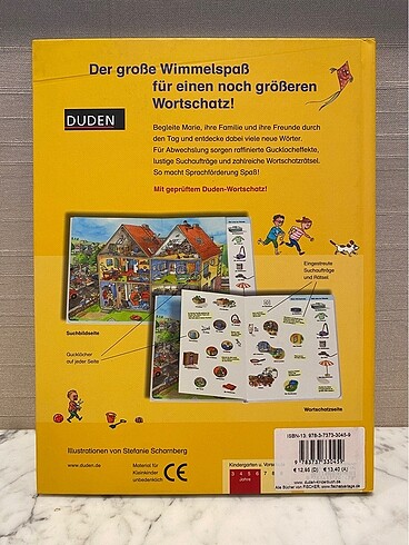 Duden - Das Wimmel-Wörterbuch (Almanca/Ciltli Kapak)