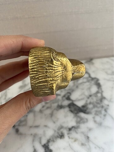 Beden Renk Gold Aslan Figür Askılık