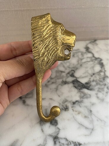 Beden Gold Aslan Figür Askılık