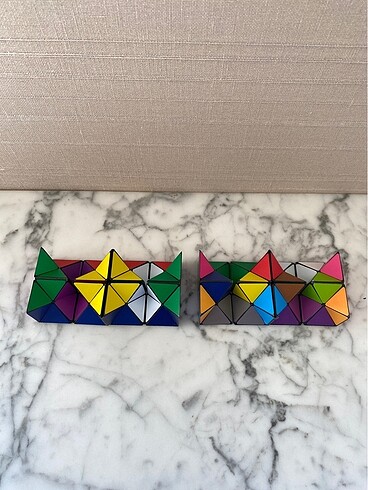 Beden Rubik Yıldız Sonsuzluk Küpü x2 Adet