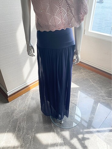 34 Beden lacivert Renk Afrodit - XS/34 - Etek