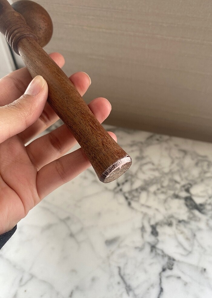 Çift Başlıklı Ahşap Vücut Masaj Aleti - Görsel 3