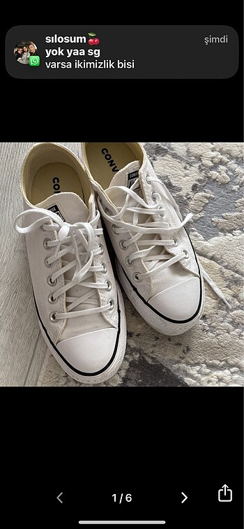 39 Beden beyaz Renk converse