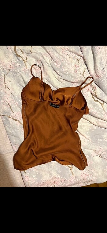 xs Beden Beyoğlu butik taba bluz