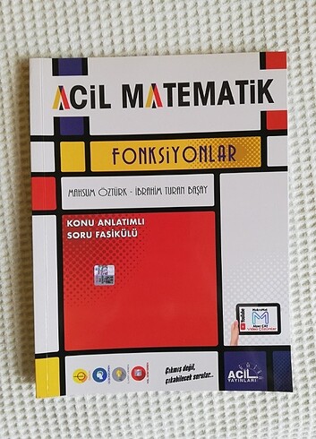 Acil yayınları matematik fonksiyonlar konu anlatımlı soru fasikü