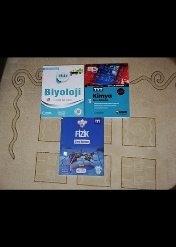 TYT Fen Seti Palme yayınları Biyoloji Aydın kimya Okyanus fizik