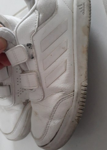 Beyaz Cırt Cırtlı Erkek Spor Ayakkabı - Görsel 2