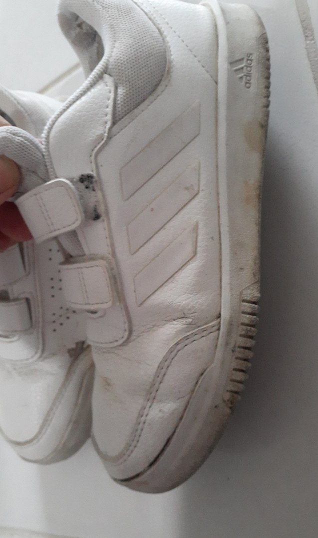 Beyaz Cırt Cırtlı Erkek Spor Ayakkabı - Görsel 2