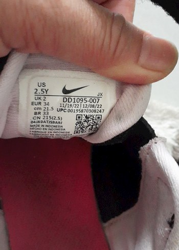 Kız Çocuk Siyah Pembe Spor Ayakkabı - Görsel 5