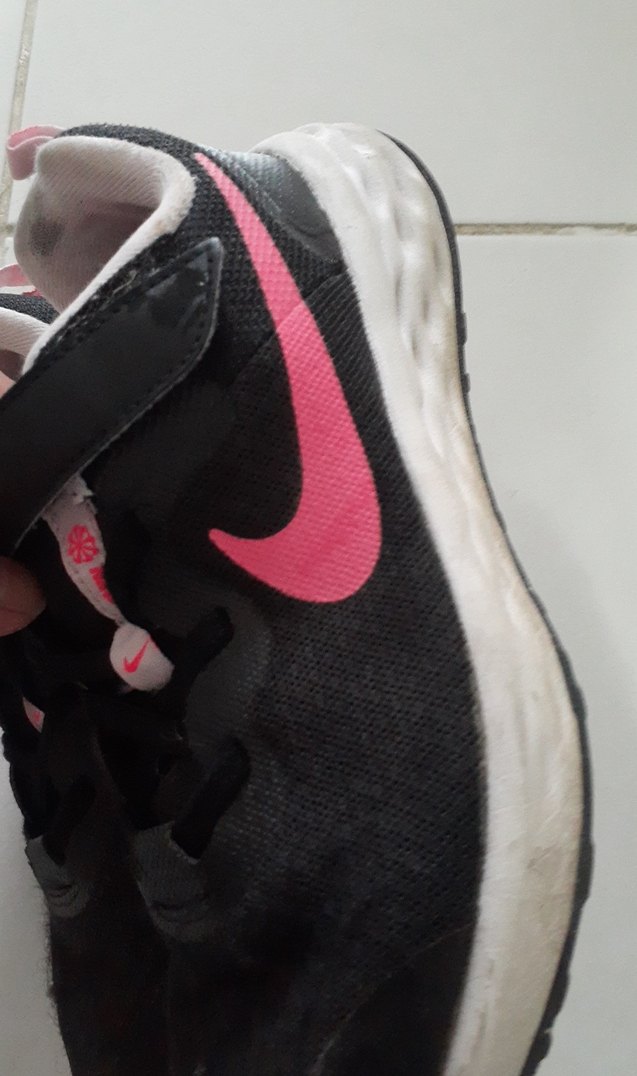 Kız Çocuk Siyah Pembe Spor Ayakkabı - Görsel 2