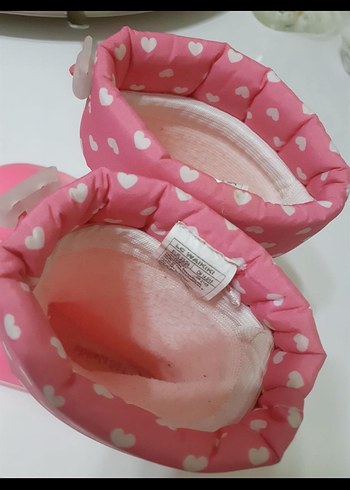 24 Beden Pembe Kız Çocuk yağmur botu