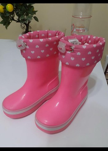 Pembe Kız Çocuk yağmur botu
