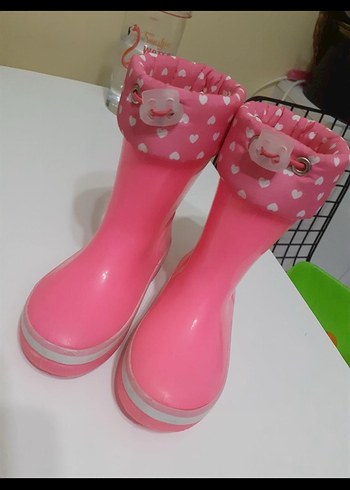 LC Waikiki Pembe Kız Çocuk yağmur botu