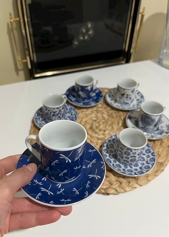 English Home 6 kişilik kahve fincanı takımı