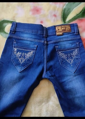 Kız çocuk jean - Görsel 3