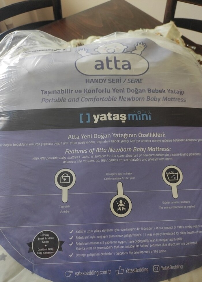 Yataş yeni doğan bebek yatağı - Görsel 2